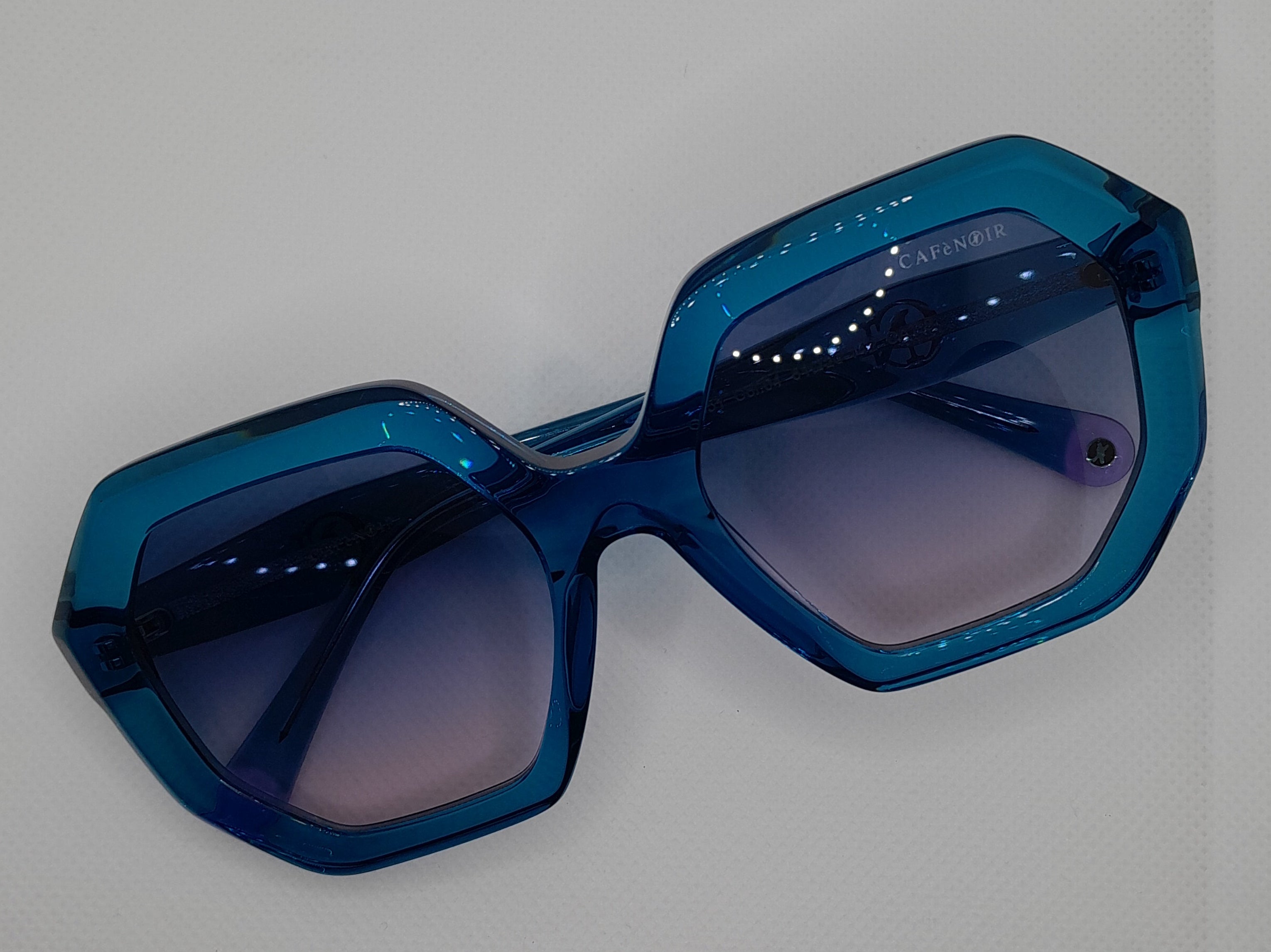 Occhiali Cafenoir esagonali lente sfumata