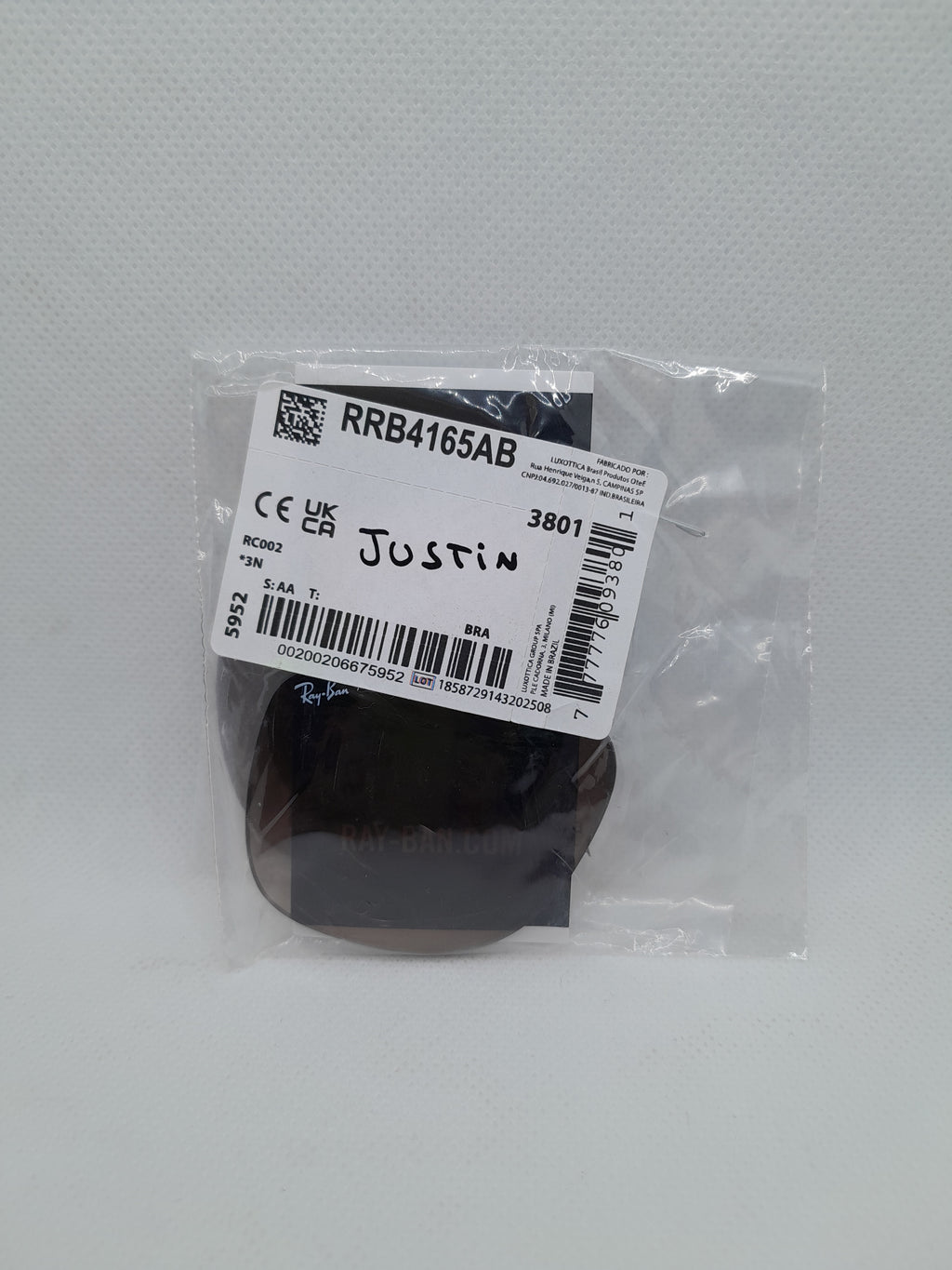 Lenti di ricambio Rayban Justin 4165 710/13