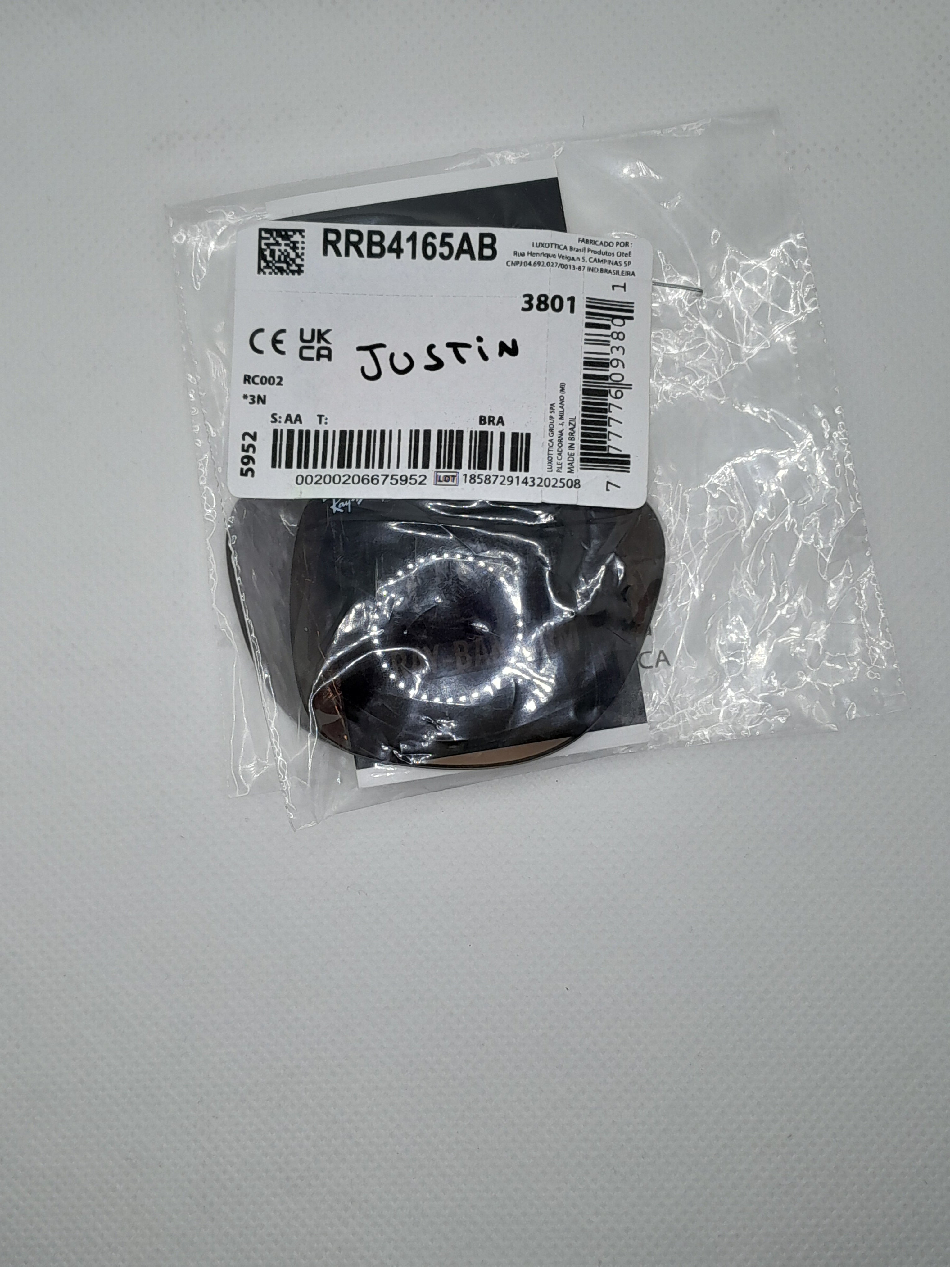 Lenti di ricambio Rayban Justin 4165 710/13